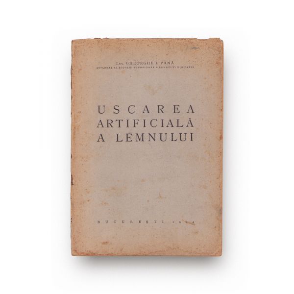 Trei volume despre prelucrarea lemnului, 1922-1944
