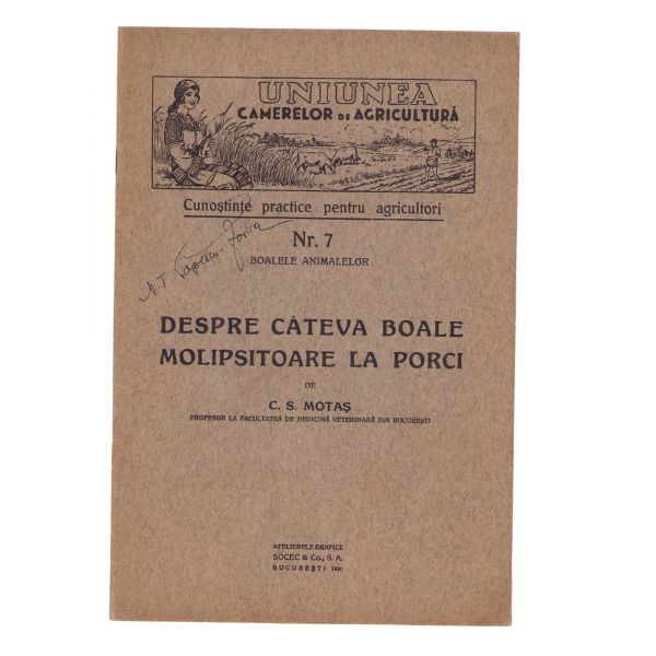 Colecție de șapte studii despre agricultură și creșterea animalelor, 1928-1936