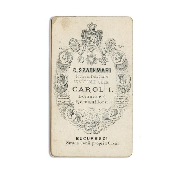 5 fotografii de epocă, atelier Szathmári, cca. 1870 