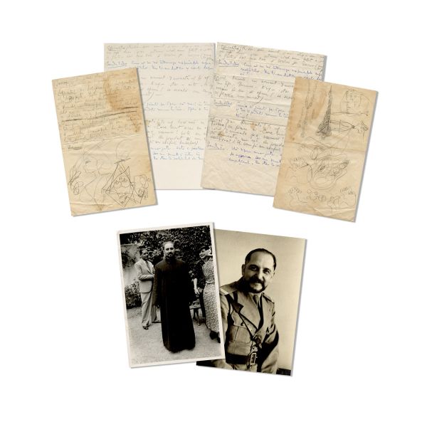 Cadavre exquis - „cadavru încântător”, două jocuri scrise și desenate + două fotografii Sandu Tudor