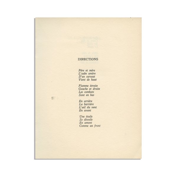 Claude Sernet, Fidèle Infidèle, 1955, cu dedicație olografă