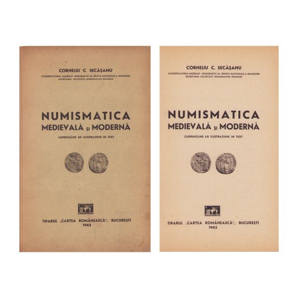 Corneliu C. Secășanu, trei volume despre numismatică, 1934-1942