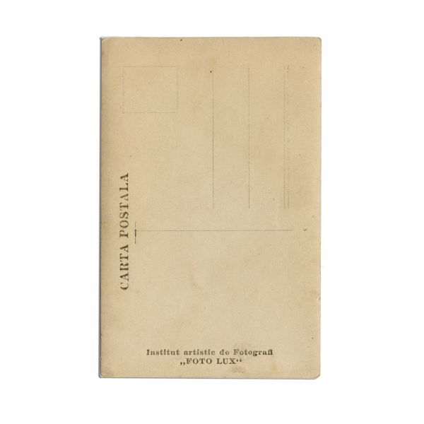 Nicolae Cartojan, fotografie tip carte poștală + carte de vizită