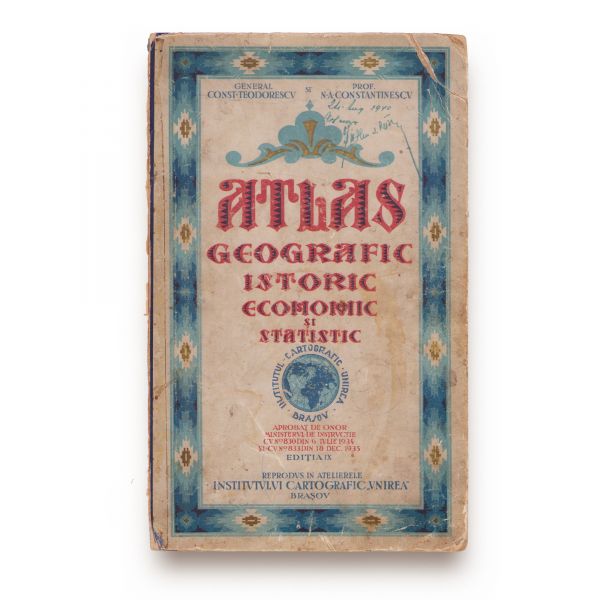 Gen. C-tin Teodorescu, N. A. Constantinescu, Atlas geografic, istoric și statistic, 1940