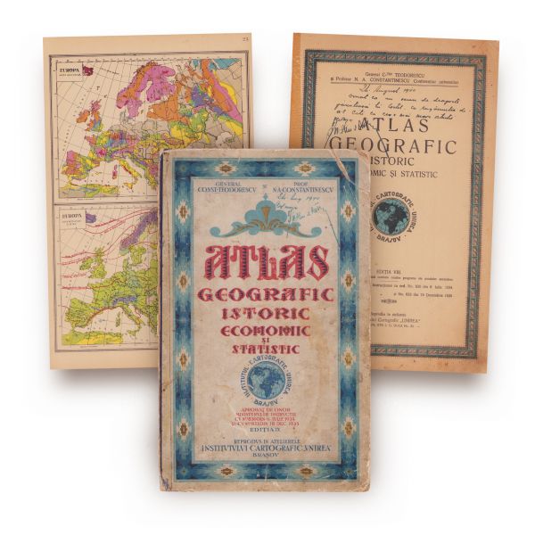 Gen. C-tin Teodorescu, N. A. Constantinescu, Atlas geografic, istoric și statistic, 1940