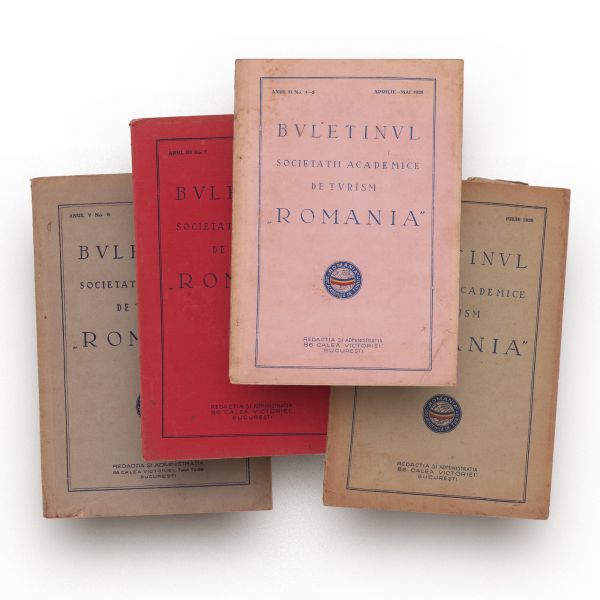 Buletinul Societății Academice de Turism „România”, 4 numere, 1928-1931