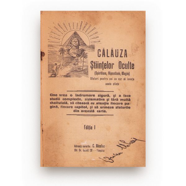 Constantin Nicolau, Călăuza Științelor Oculte, [1927] - Prima ediție 