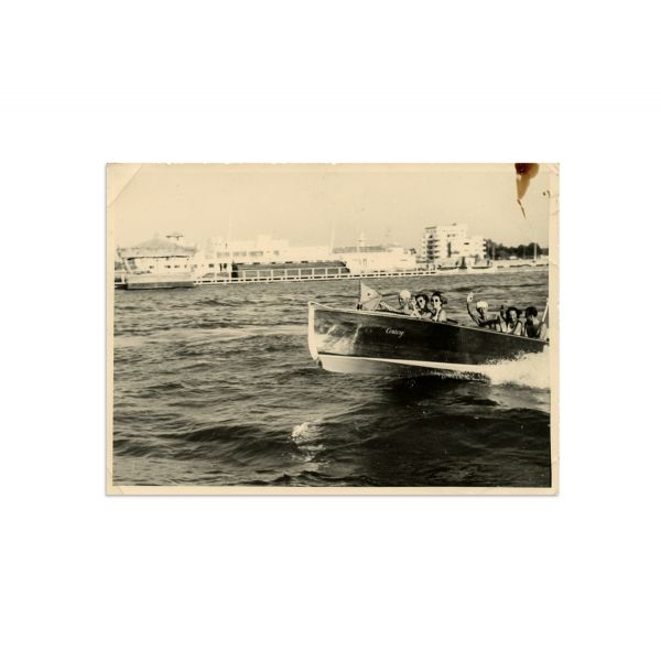 Medi Dinu, Teddy Brauner pe Lacul Siutghiol, fotografie, 1938