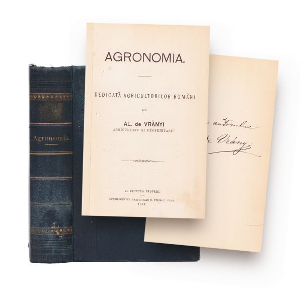 Al. de Vranyi, Agronomia, 1893