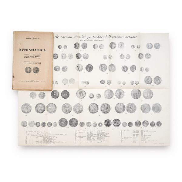 Corneliu S. Secășeanu, Numismatica, 1934, cu dedicație pentru Petre Ș. Năsturel
