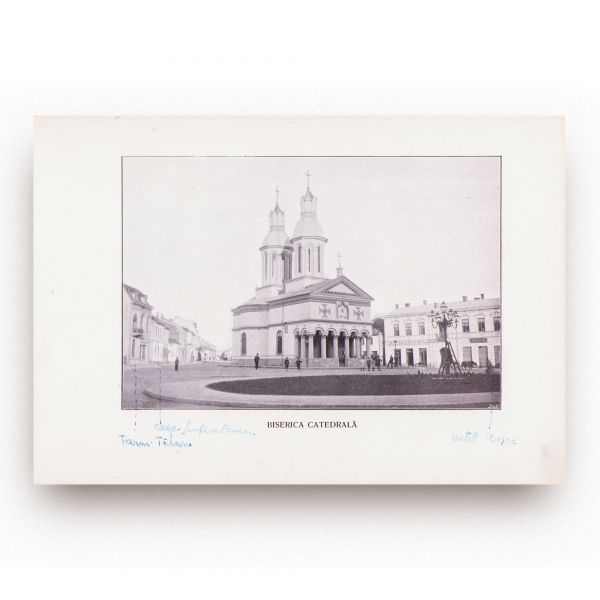 Vederi din Gorj, 1906, cu dedicație pentru dr. Constantin I. Istrati