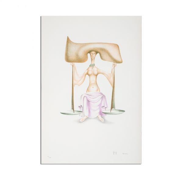 Jules Perahim, L'Alphabet, mapă cu 22 de cromolitografii numerotate și semnate de autor