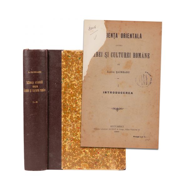 Lazăr Șăineanu, Influența orientală asupra limbii și culturii române, două volume colligate
