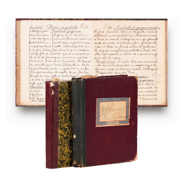 Vrănceanu M., două caiete pentru rețete de supe și prăjituri