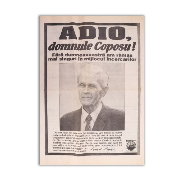 Decesul lui Corneliu Coposu, trei publicații din 13 noiembrie 1995