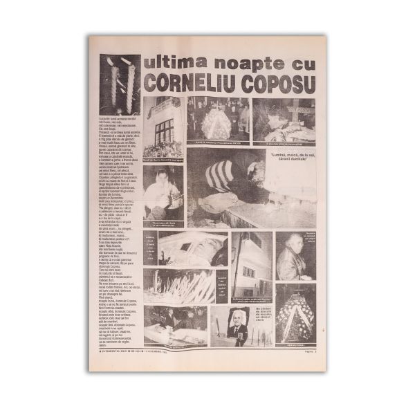 Decesul lui Corneliu Coposu, trei publicații din 13 noiembrie 1995