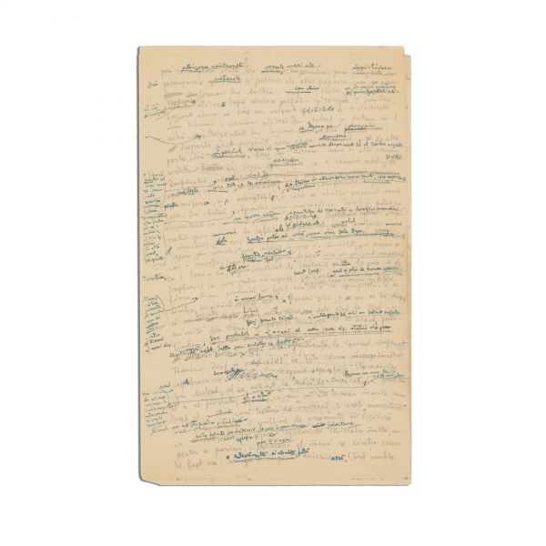 Lucian Blaga, Andrei Șaguna, manuscris + dactilogramă