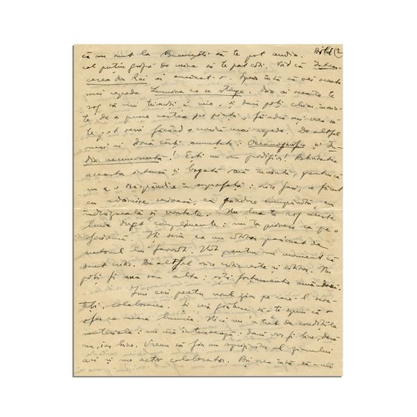 Octav Șuluțiu, scrisoare pentru Mircea Eliade, 1933