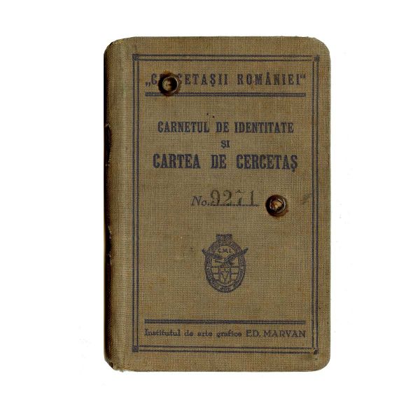 Bărdaș Gheorghe, Carnet de identitate și carte de cercetaș, cca. 1930