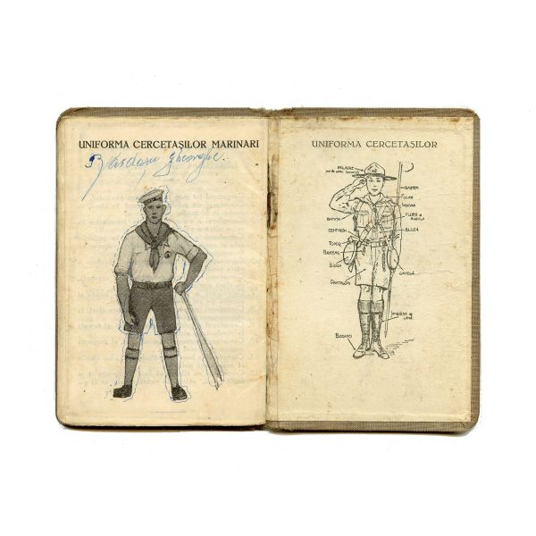 Bărdaș Gheorghe, Carnet de identitate și carte de cercetaș, cca. 1930
