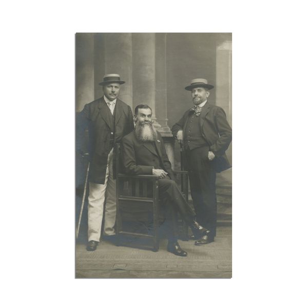 Constantin Bacalbașa, patru fotografii tip carte poștală