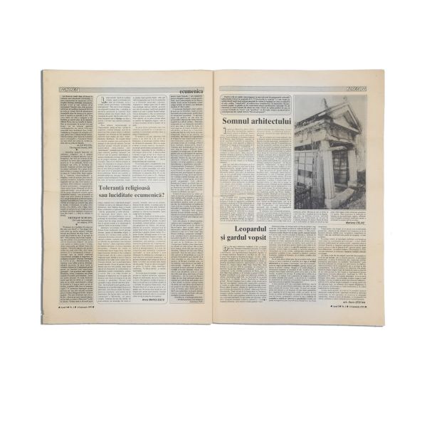 Publicația „Dilema”, Anul I, Nr. 1, 14 ianuarie 1993 