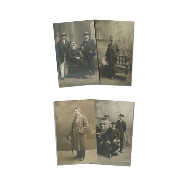 Constantin Bacalbașa, patru fotografii tip carte poștală