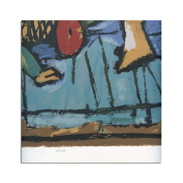 Marcel Iancu, Table aux fruits, serigrafie