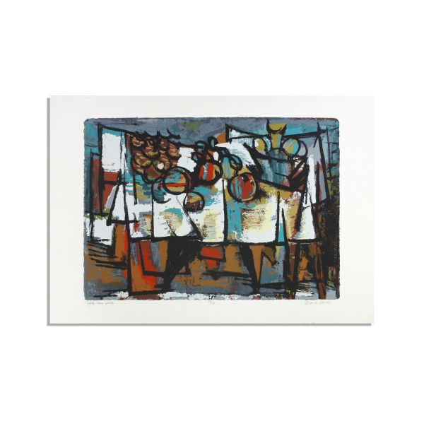 Marcel Iancu, Table aux peches, serigrafie