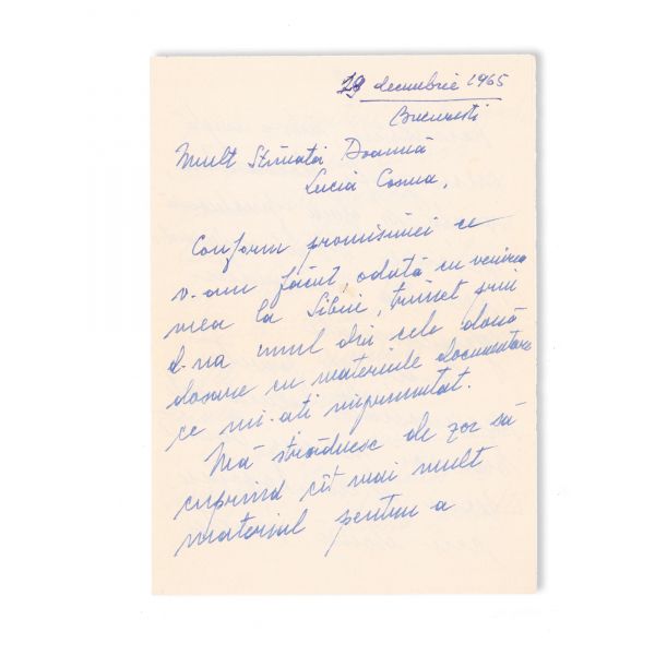 Arhiva de documente a familiilor Goga și Cosma