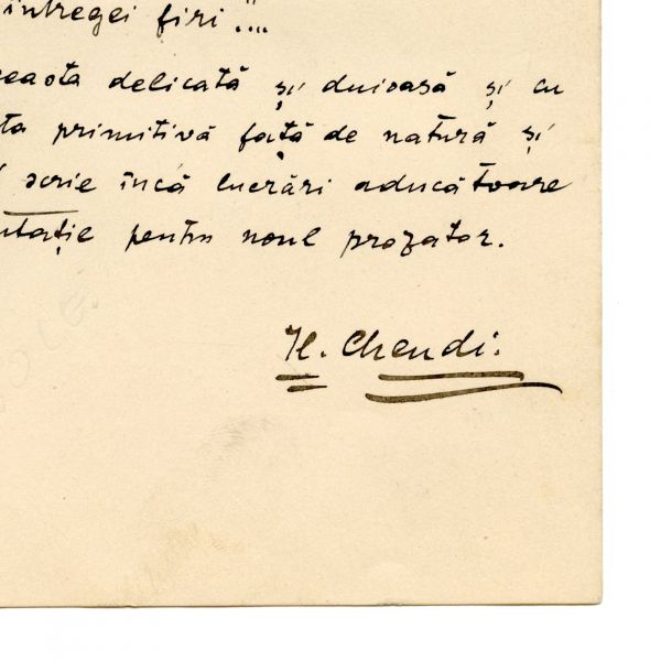 Ilarie Chendi, manuscris, „Fără suflet” de Victor Eftimiu, „Feciorul și alte nuvele” Radu Baltag,  „Așa i-a fost scris” de Ion Chiru-Nanov