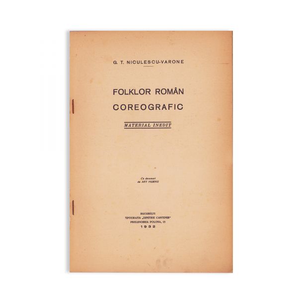 G. T. Niculescu-Varone, Monografiile orașelor, comunelor și mănăstirilor din România întregită + Folklor român coreografic