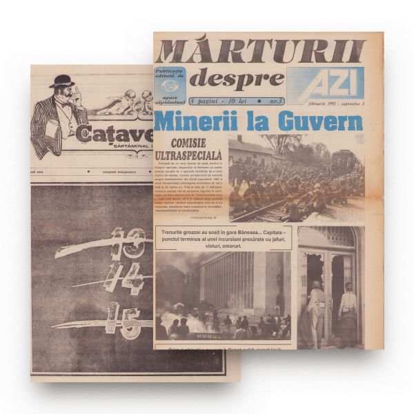 Publicația „Cațavencu” + „Mărturii despre ani”, 1990-1992