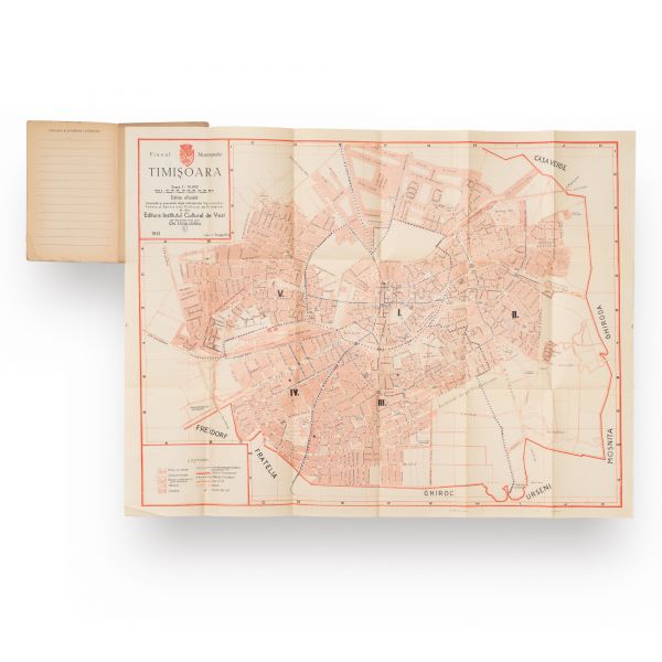 Planul Municipiului Timișoara, 1943 