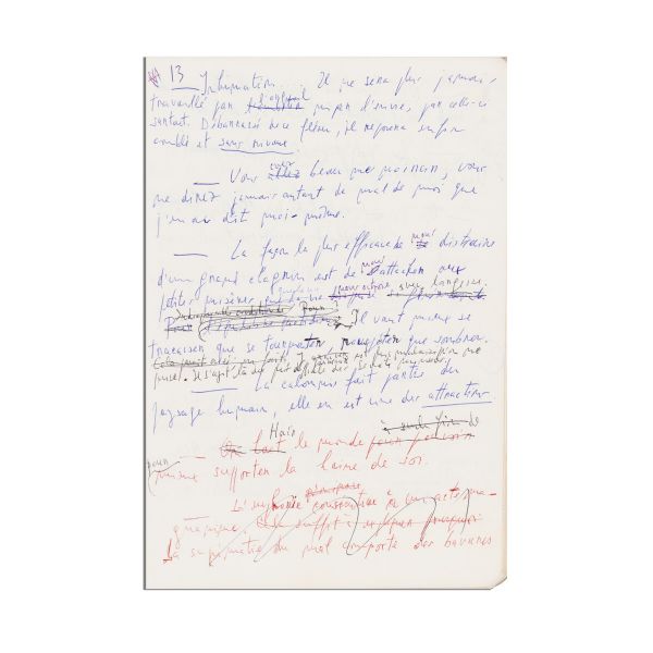 Emil Cioran, Aveux et anathèmes, manuscrisul lucrării integrale