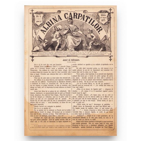 Publicația „Albina Carpaților”, Anul I-II, 1877-1878
