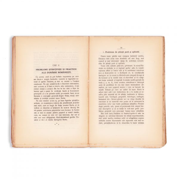 Dr. Gr. Antipa, Dunărea și problemele ei științifice, economice și politice, 1921