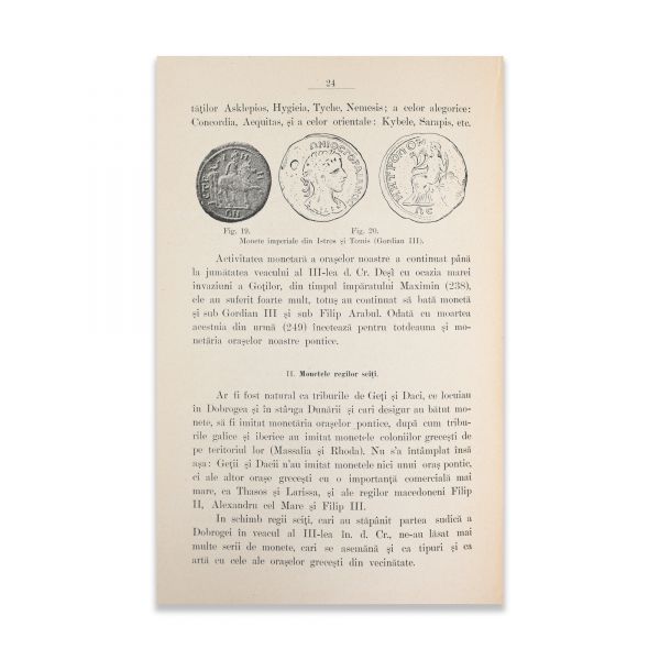 Statutele Societății Numismatice Române + Constantin Moisil, Numismatica Dobrogei, 1915 -1916