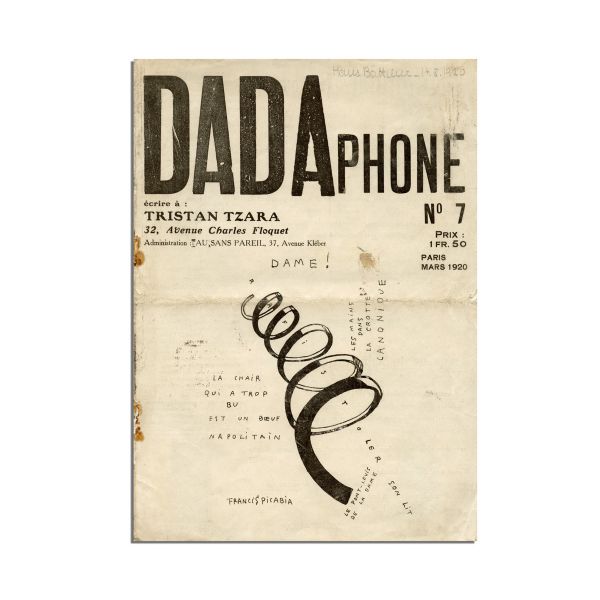Publicația „DADAPHONE”, nr. 7, martie 1920
