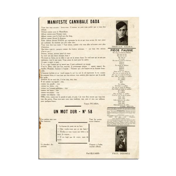 Publicația „DADAPHONE”, nr. 7, martie 1920