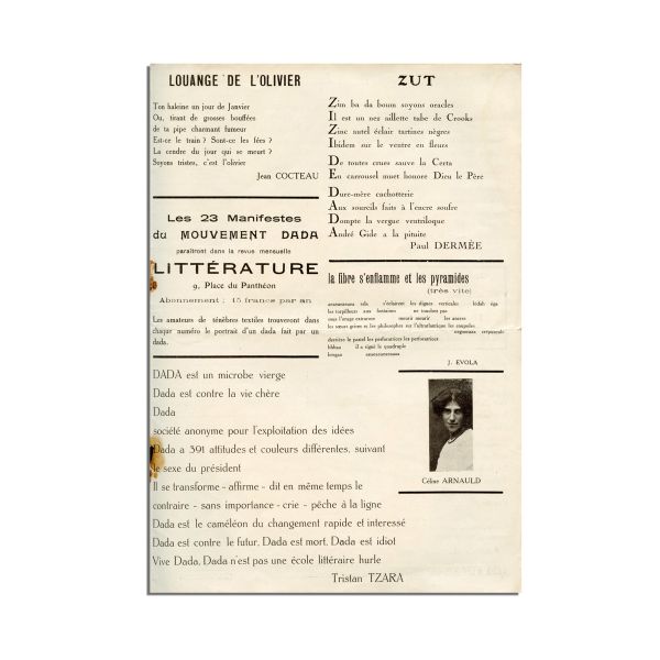 Publicația „DADAPHONE”, nr. 7, martie 1920