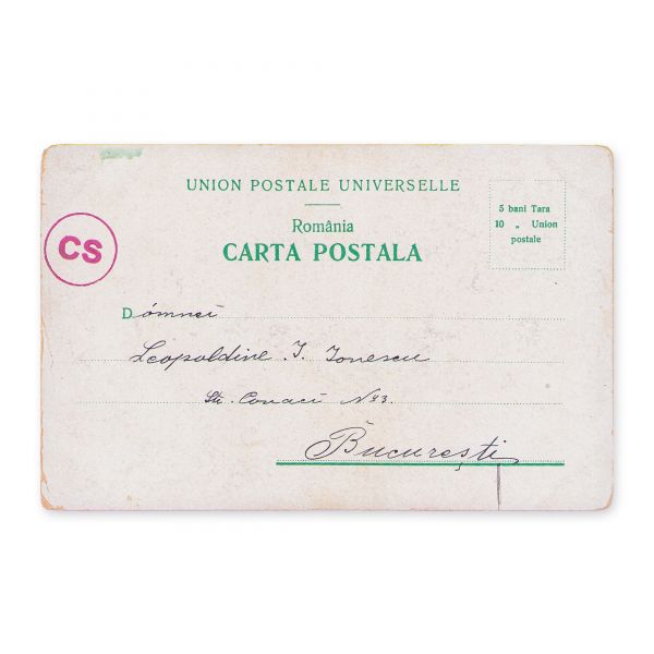 Salutări din Constanța, carte poștală litografiată, 1898
