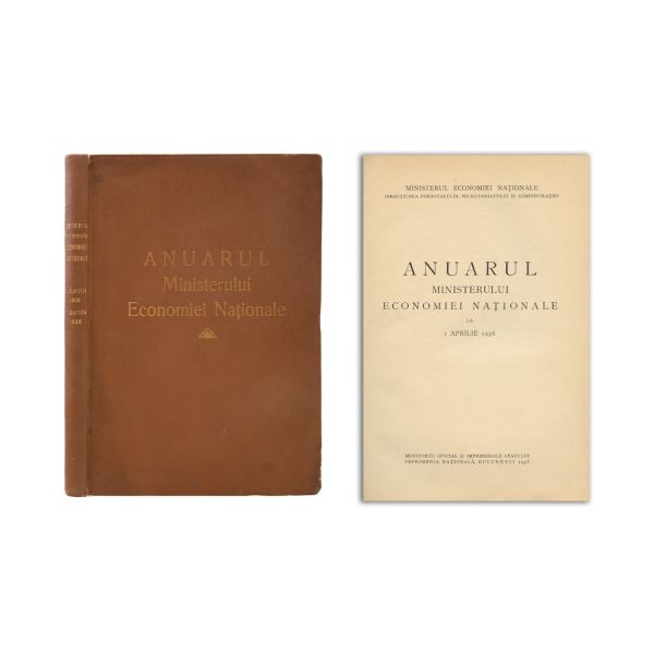 Anuarul Ministerului Economiei Naționale la 1 aprilie 1938