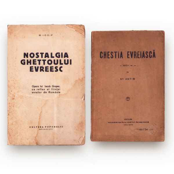 St. Antim, Chestia evreiască + B. Iosif, Nostalgia ghetoului evreiesc, 1934