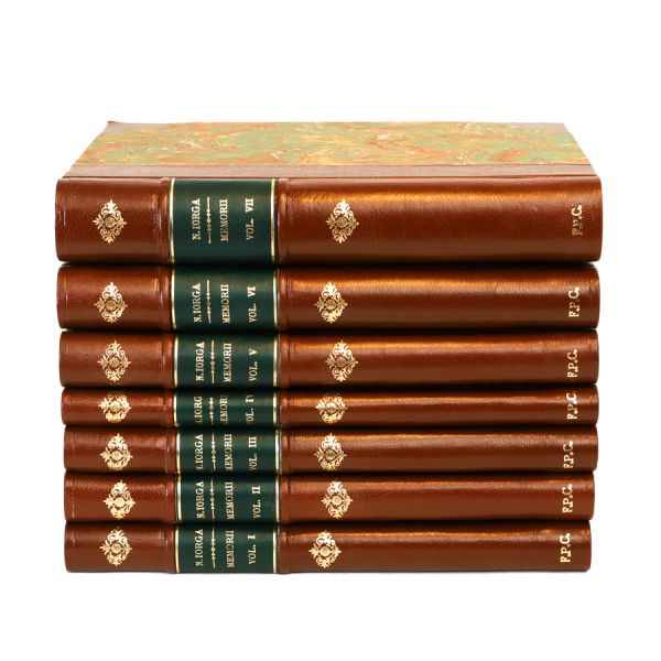 N. Iorga, Memorii, 7 volume, cu semnătură de tiraj