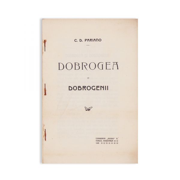 C. D. Pariano, Dobrogea și dobrogenii + Dobrogea schiță geografică-istorică, 1913