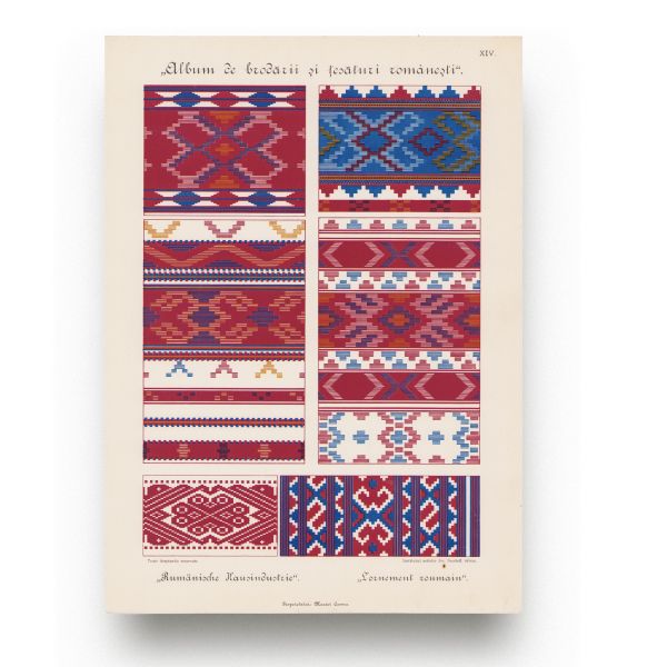 Minerva Cosma, Album de broderii și țesături românești, 1925, 2 volume