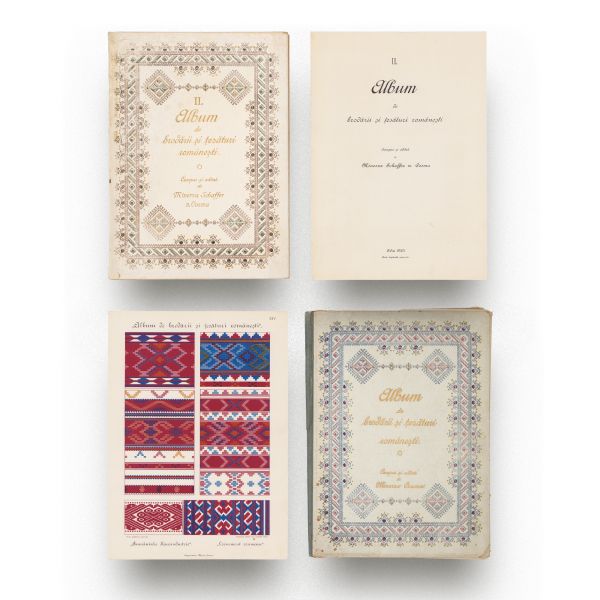 Minerva Cosma, Album de broderii și țesături românești, 1925, 2 volume