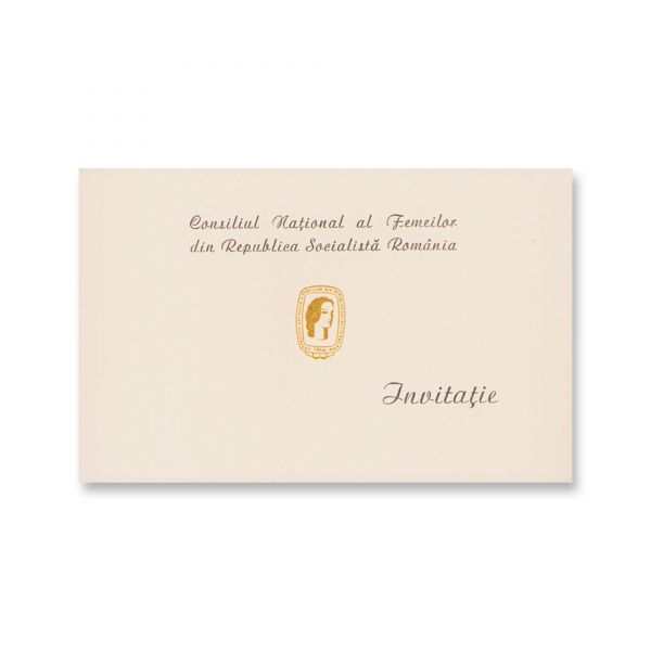 Mihnea Gheorghiu, colecție de 24 invitații + carte de vizită