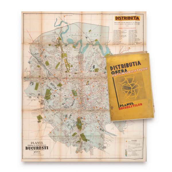 Distribuția, Planul general al municipiului București, 1935